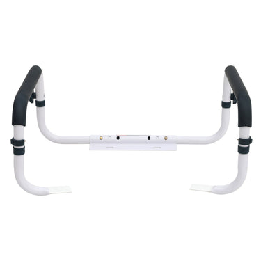 Toilet Safety Rail, 300LBS Capacity Toilet Seat Frame, Adjustable Width Fit Most Toilets, Easy Installation, Toilet Handles Grab Bars with Padded Armrests for Handicap, Disabled, Seniors