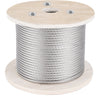 5/32 Stainless Steel Cable, 500FT T316 Wire Rope 1x19 Marine Grade Steel Cable for Deck Railing Brackets Handrail Stair DIY Balustrade
