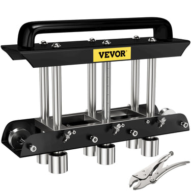 Three-Station Edge Roller, Large Radius, 0-90° Bending Angle Sheet Metal Brake, Quickly Adjusts for Making 0.63"-5.7" Bends in 30-19 Gauge Steel, for Clean Crisp Bends in Metal Roofing Material