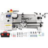 Mini Metal Lathe, 8"x14", Mini Lathe Machine 2250 PRM Variable Speed Change, Precision Mini Lathe 650W Metal Working Lathe, Small Metal Lathe, Milling Machine for Various Types of Metal Turnin