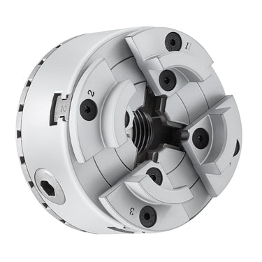 KP2-3/4 Lathe Chuck, 4-Jaw 2.75" Diameter, Metal Lathe Chuck Turning Machine Accessories, Self-centering Tool, for Lathe, Precision Machining, Grinding Machines, Milling Machines