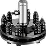 Slip Clutch, 1 3/8" PTO Slip Clutch, Smooth Round Ends PTO Friction Clutch, Carburized Steel Tractor Slip Clutch, Adjustable Rotary Cutter Slip Clutch, Black Brush Hog Slip Clutch for PTO Shaft