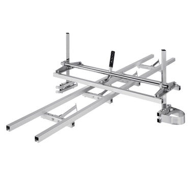 Chainsaw Mill and Rail Mill Guide System, Portable Sawmill 14"-36" Guide Bar, 9ft Aluminum Saw Milling Rail Guide with Chainsaw Planking Mill for Woodworkers and Carpenters