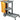 Janitorial Trolley Cleaning Cart with PVC Bag for Housekeeping Office