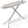 Ironing Board with Large 51 x 13 Ironing Surface, Thickened 4 Layers Iron Board with Heat Resistant Cover and 100% Cotton Cover, 7 Adjustable Heights Ironing Board for Home Laundry Room Use