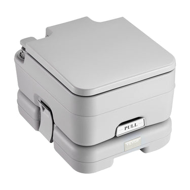 Portable Toilet for Camping, Porta Potty with 3.2 Gal Waste Tank & 3.2 Gal Flush Tank, Push-Button Pressurized Flush Commode, Leak-proof and Odourless Travel Toilet for Adults Kids Camping Car