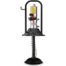Grease Pump, 50:1 Pressure Ratio Air Operated Grease Pump with 13 ft High Pressure Hose and Grease Gun, Pneumatic Grease Pump with Barrel Cap, Portable Lubrication Grease Pump 360° Gun Head