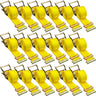 E Track Ratchet Strap, 18PCS 2" x 15' E-Track Straps 4400 LBS Breaking Strength, with Polyester Webbing & Spring Fitting & Ratchets, Durable Tie-Downs for Motorcycles, Tire, Trailer Loads
