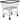 Wire Laundry Cart, 2.5 Bushel Wire Laundry Basket with Wheels, 21''x27''x27.5'' Commercial Wire Laundry Basket Cart, Steel Frame with Chrome Finish, 4inch Casters, Wire Basket Cart For Laundry