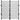 Double Folding Security Gate, 7.1' H x 12.5' W Folding Door Gate, Steel Accordion Security Gate, Flexible Expanding Security Gate, 360° Rolling Barricade Gate, Scissor Gate or Door with Keys