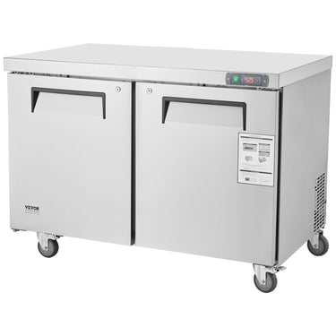 48" Commercial Frozen Refrigerator Sandwich & Salad Prep Table 12.9 Cu. Ft