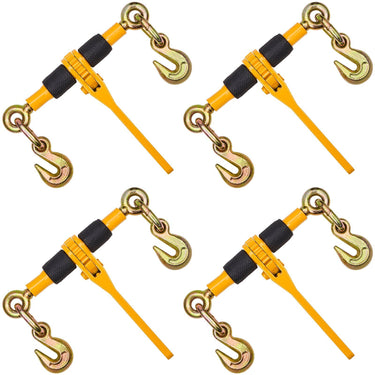 Chain Binder Ratchet Load Binder 1/4"-5/16" 2600 lbs for Tie Down 4 Pack