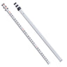 Aluminum Grade Rod, 9-Feet/10ths 3 Sections Telescopic Measuring Rod,Double-Sided Scale 1/10ft Leveling Rod Stick,Aluminum Alloy Survey Rod with Bubble Level&Carrying Bag for Houses,Walls,Floors