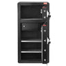 Double Door 5.5 cu.ft Safe Box with Key Lock Password Cabinet Black,organize cash, passports, jewelry, gold, watches and documents