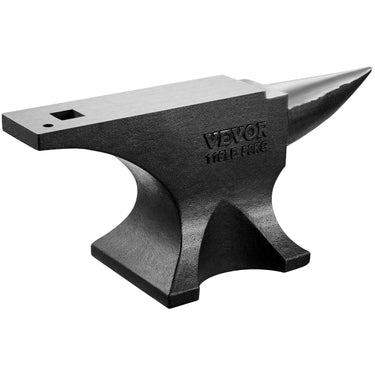 Single Horn Anvil 110lbs Cast Steel Anvil Round Horn Anvil for Blacksmiths
