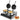 Commercial Waffle Maker Dual-Head Round Waffle Iron 2460W Non-Stick