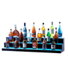 LED Lighted Liquor Bottle Display Bar Shelf RF & App Control 48" 3-Step
