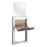 Pet Door for Door with Lock and Magnetic Flap System Aluminum Frame M
