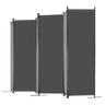 Room Divider, 6 Panel Room Divider, Folding Privacy Screen and Portable Partition Divider for Room Separation, Freestanding Room Partitions for Office, Bedroom, Living Room, Grey