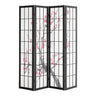 Room Divider, 4 Panel Japanese Room Divider Screen, Wood Folding Privacy Screen Indoor, Japanese Partition Portable Decoration Dividers, for Room Separation Home Office Restaurant & Bedroom