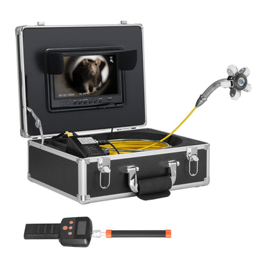 Sewer Camera 165 ft Self-Leveling Duct Camera with 512Hz Locator 36X Zoom