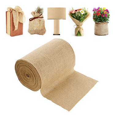 Burlap Fabric Roll Burlap Tree Wrap 14 in x 150 ft for Crafts & Plants