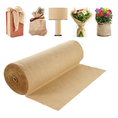 Burlap Fabric Roll Burlap Tree Wrap 40 in x 300 ft for Crafts & Plants