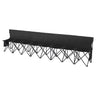 8 Seat Portable Folding Sport Bench Outdoor Camping Chair with Carry Bag