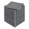 Interlocking Drainage Mat, 12'x12' Modular Cushion Durable PP Material, 24 Pcs Splicing Drainage Mats, Non-Slip Drainage Floor Tile and Shower Mat, for Garage, Garden, Kitchen & Outdoor, Grey