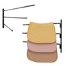 Wall Mounted Saddle Rack Three Tiers Swing Out Saddle Pad Holder