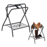Folding Saddle Rack Freestanding Horse Saddle Stand for English Saddle