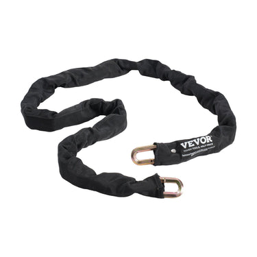Bike Chain lock 5.91 ft Safety Bike chain lock 9.5 mm thick black, suitable for electric bikes, motorcycles
