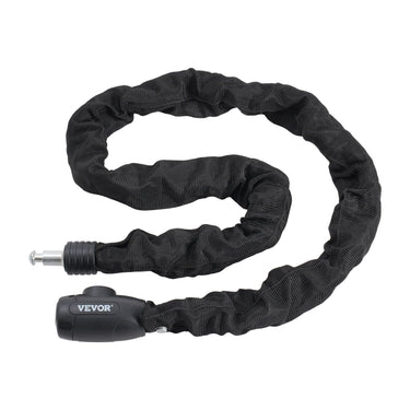 Bike Chain Lock 47.24FT Heavy Duty Bike Lock Anti-Theft Bicycle Chain Lock 8mm Thicker Bicycle Lock Chain with 4 Keys for E-Bike, Motorcycle