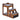 Pet Bunk Bed with Stairs Dog/Cat Window Perch with Storage Indoor Brown