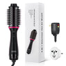 Hair Blow Dryer Brush Dual Voltage Hot Air Styler with 2.56" Oval Barrel