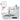 Cake Decorating Machine Cake Frosting Spreading for 4" to 16" Cake White