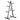 Weight Plate Rack Weight Plate Tree Home Gym Barbell Storage Stand 1 inch