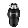 Garbage Disposal 1.25HP Continuous Food Waste Disposer 3360RPM EZ Connect Corded
