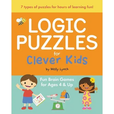 Logic Puzzles for Clever Kids: Fun Brain Games for Ages 4 & Up
