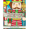 Christmas Large Print Coloring Book For Adults: Simple and Easy Large Print Adult Coloring Book of Christmas Scenes and Designs: Santa, Presents, Chri