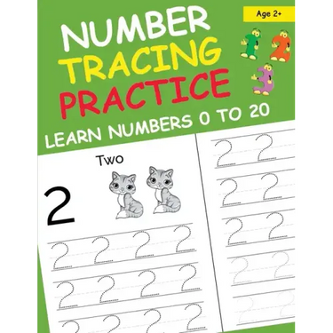 Number Tracing Practice Learn Numbers 0 to 20