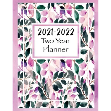 2021-2022 Two Year Planner: Two Year Monthly Planner and Calendar, Large size