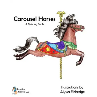Carousel Horses: A Coloring Book