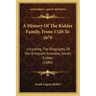 A History Of The Kidder Family, From 1320 To 1676: Including The Biography Of Our Emigrant Ancestor, James Kidder (1886)