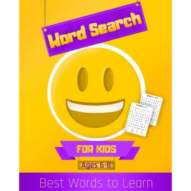Word Search, For Kids, Ages 6-8: Contains words that make up 80 percent of vocabulary ("High Frequency Words") for kids aged 6-8, Grade 1 & Grade 2