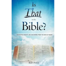 Is That in the Bible?