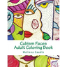 Cubism Faces: Adult Coloring Book