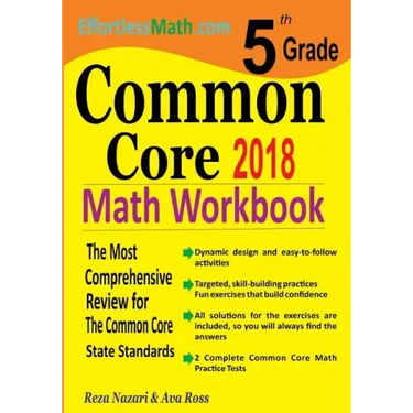 5th Grade Common Core Math Workbook: The Most Comprehensive Review for The Common Core State Standards