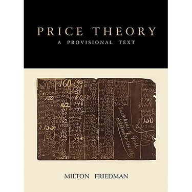 Price Theory: A Provisional Text