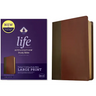 NKJV Life Application Study Bible, Third Edition, Large Print (Leatherlike, Brown/Mahogany, Red Letter)